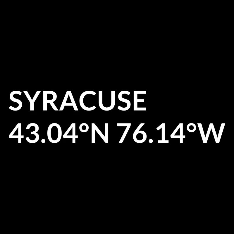 Coordonnées de Syracuse, New York, États-Unis