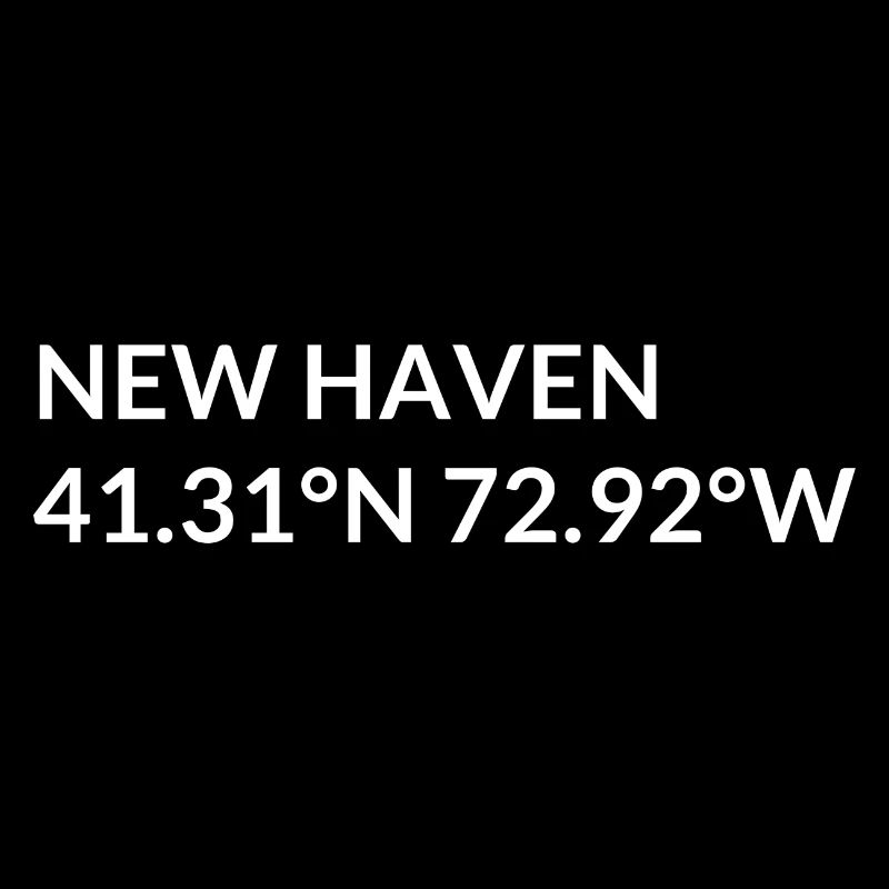New Haven, Connecticut, USA Coordinates