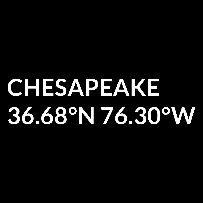 Chesapeake, Virginia, USA Coordinates