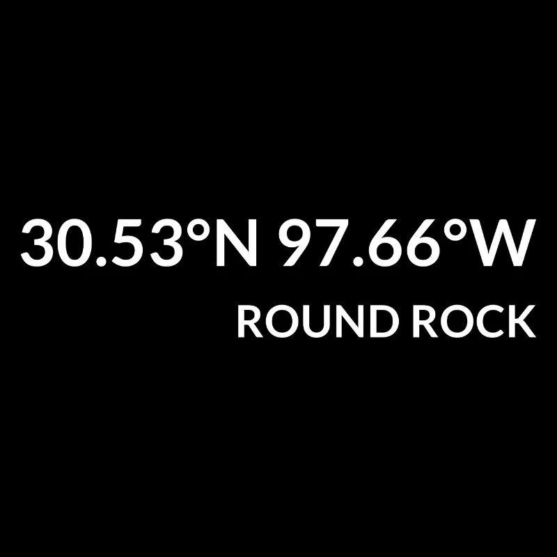 Round Rock, Texas, USA Coordinates