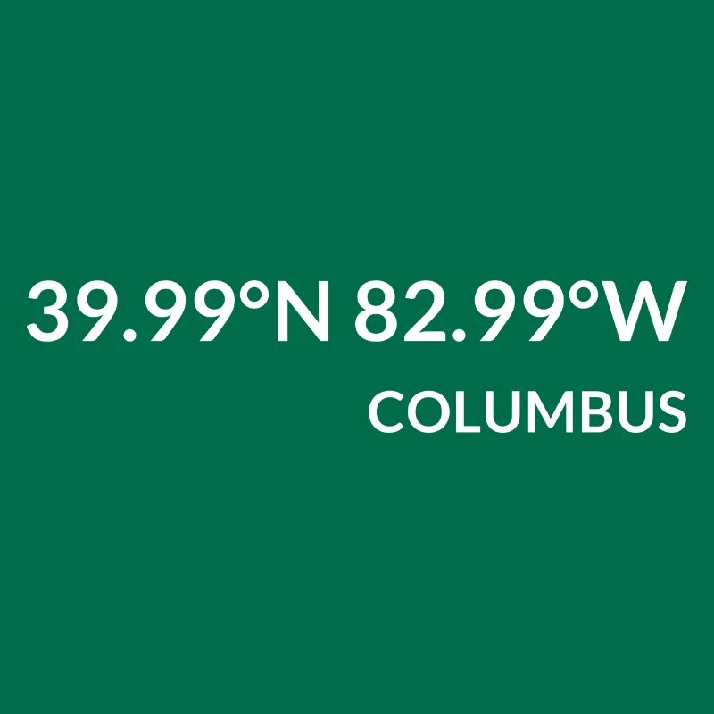 Columbus, Ohio, USA Coordinates