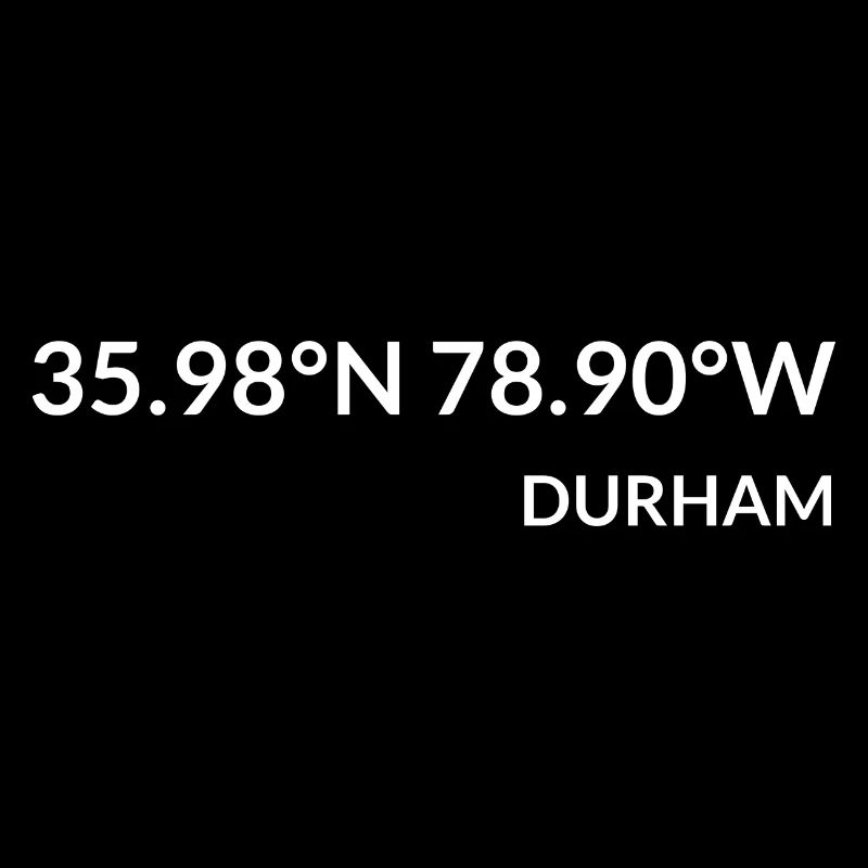 Durham, Caroline du Nord, États-Unis Coordonnées