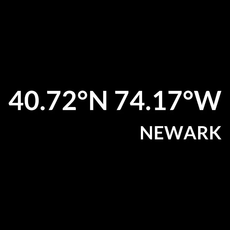Newark, New Jersey, USA Coordinates
