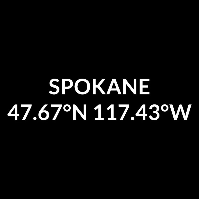 Coordonnées de Spokane, Washington, États-Unis