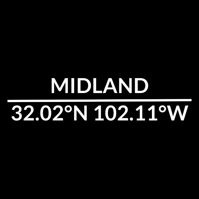 Coordonnées Midland, Texas, États-Unis