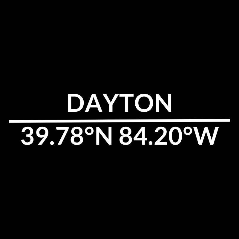 Dayton, Ohio, United States Coordinates