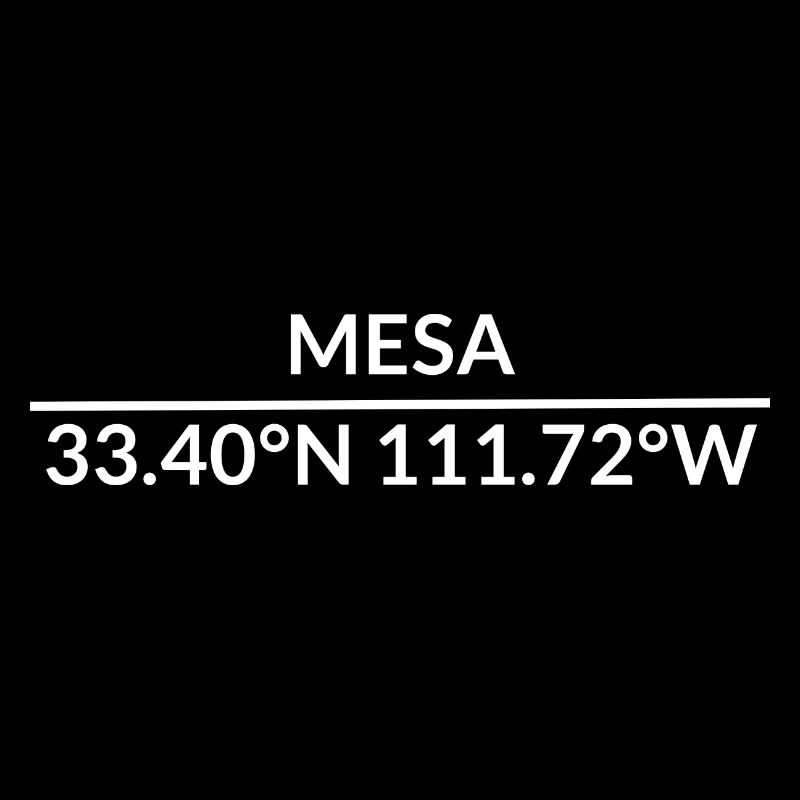 Coordonnées Mesa, Arizona, États-Unis