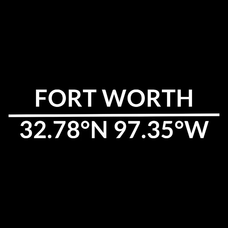 Fort Worth, Texas, USA Coordinates