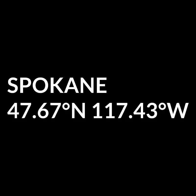 Coordonnées de Spokane, Washington, États-Unis
