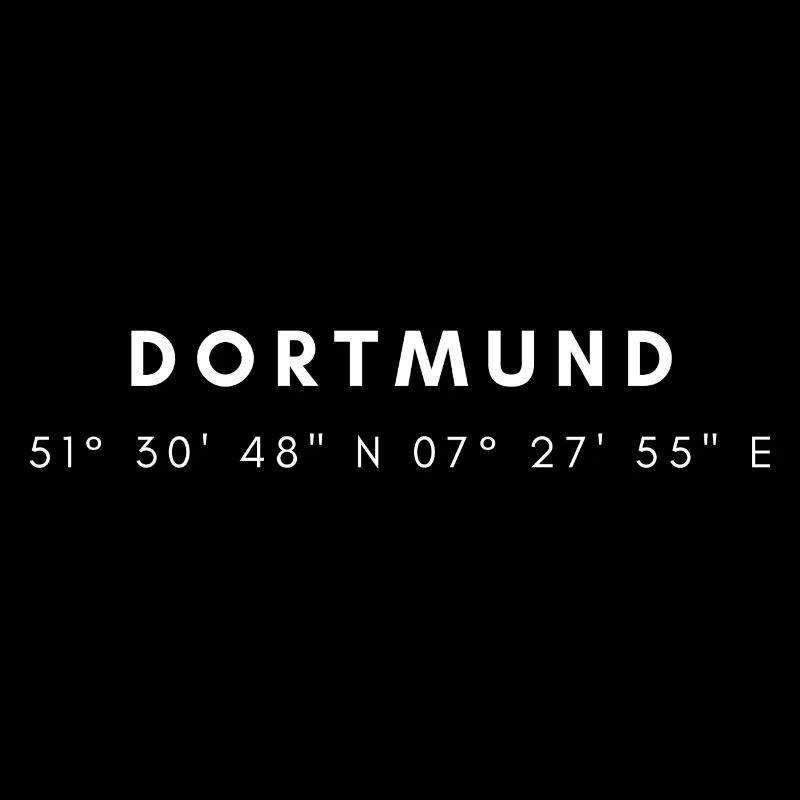 les coordonnées de Dortmund