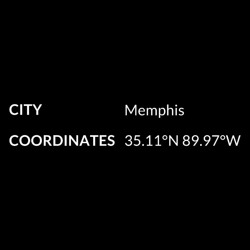 Memphis, Tennessee, USA coordinates