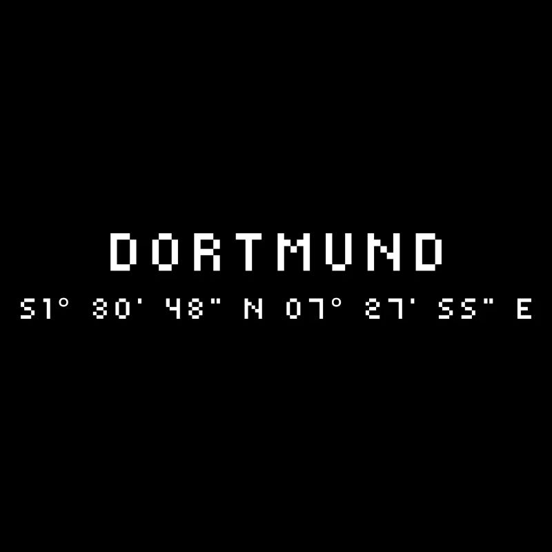 les coordonnées de Dortmund