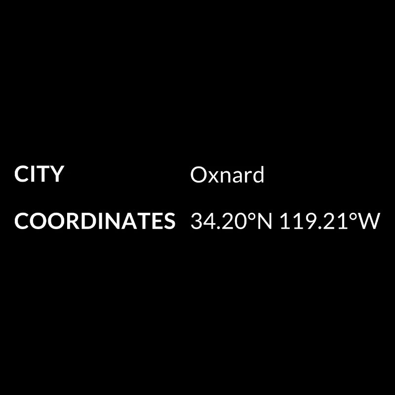 Oxnard, California, USA coordinates