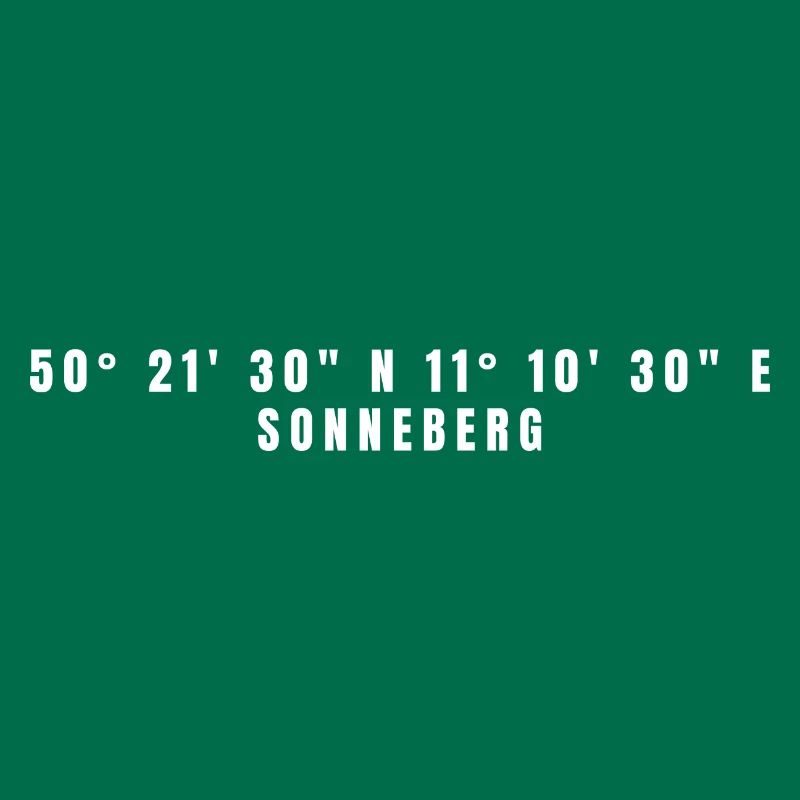 Coordonnées Sonneberg, Thuringe