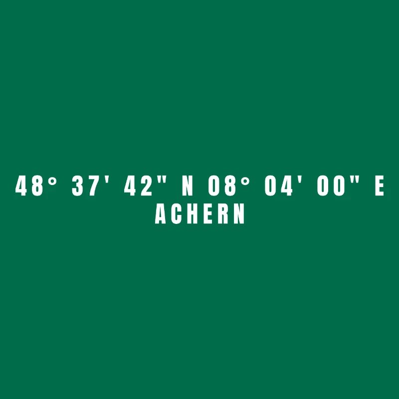 Achern Baden-Wurttemberg Coordinates