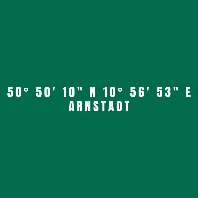 Arnstadt, Thuringia Coordinates