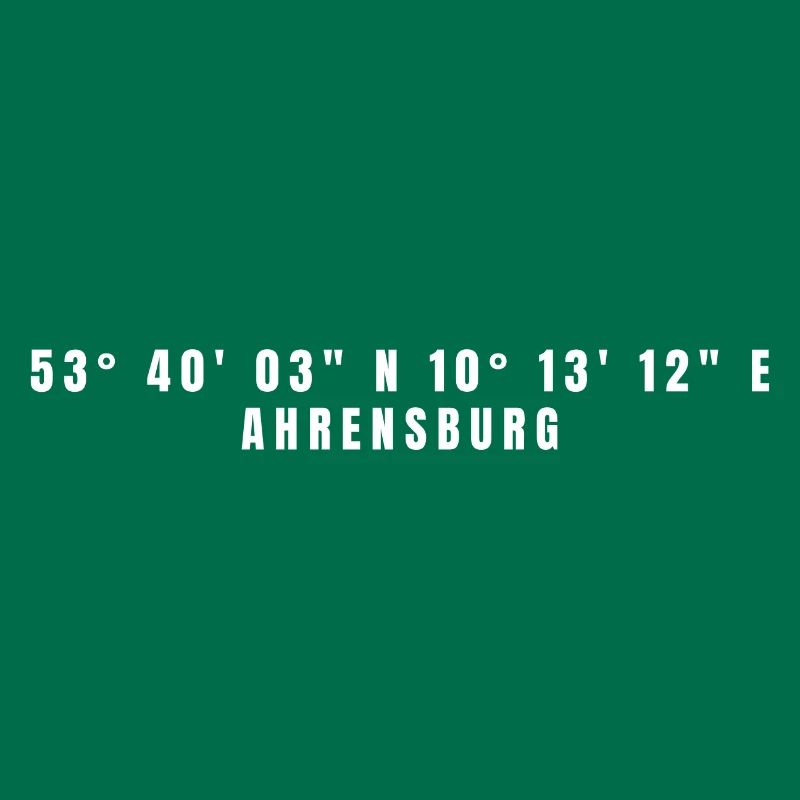 Ahrensburg Schleswig-Holstein Coordinates