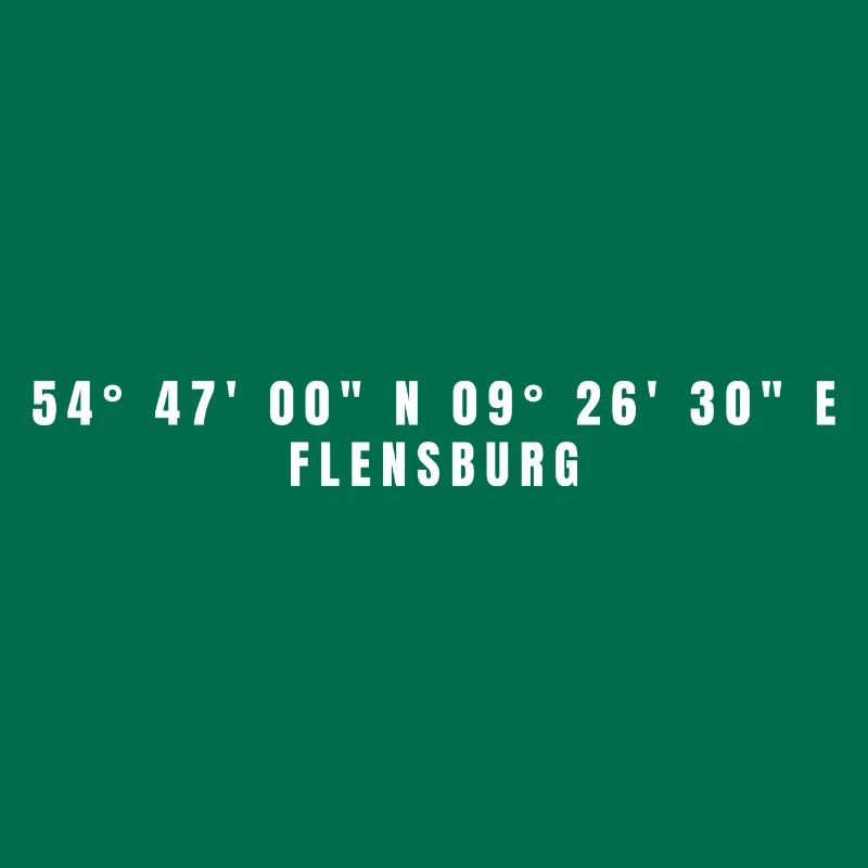 Flensburg Schleswig-Holstein Coordinates