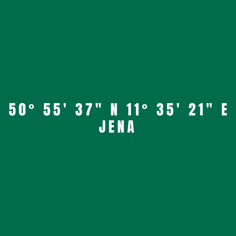 Iéna, Thuringe Coordonnées