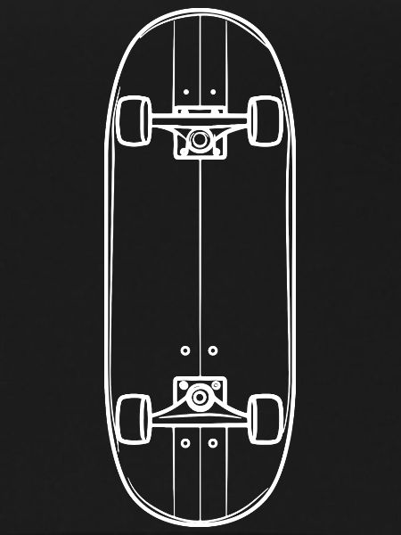 Skateboard Drawing