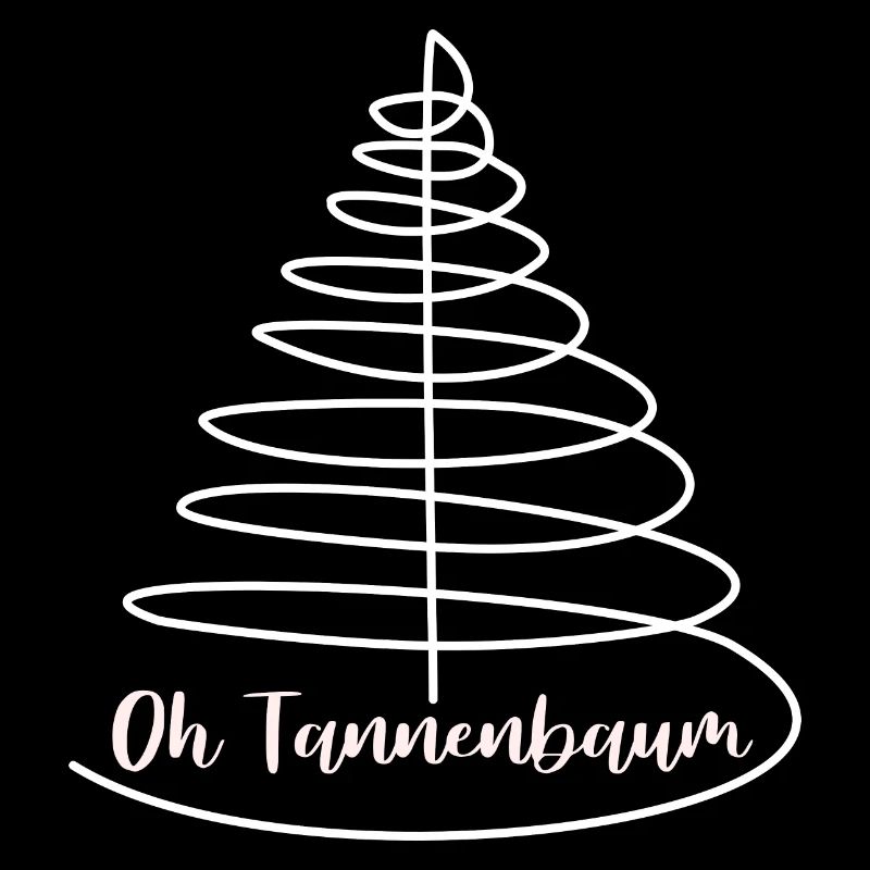 Oh Tannenbaum Lineart Design