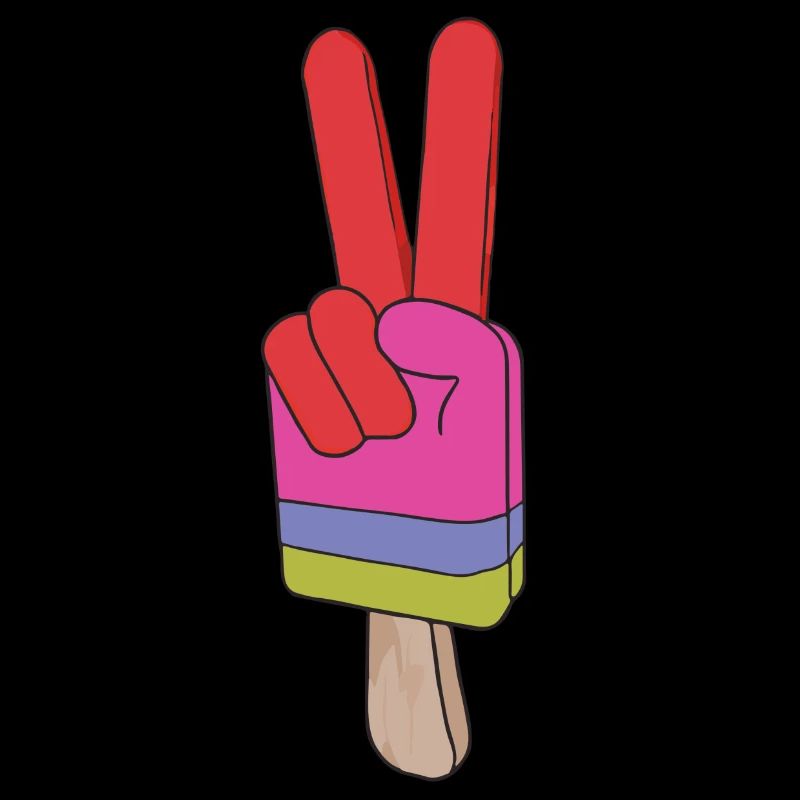 Popsicles Peace Sign Peace