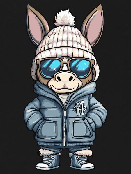 Donkey Winter Comic