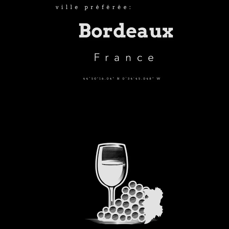 Bordeaux Favorite City Memory Coordinates