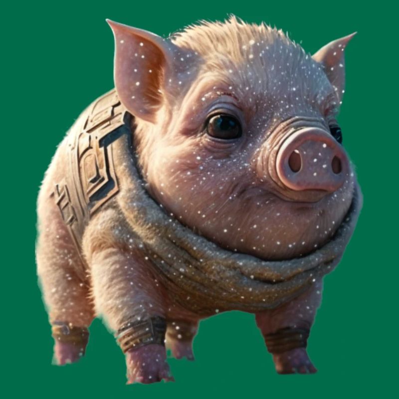 Cochon de l’espace doux