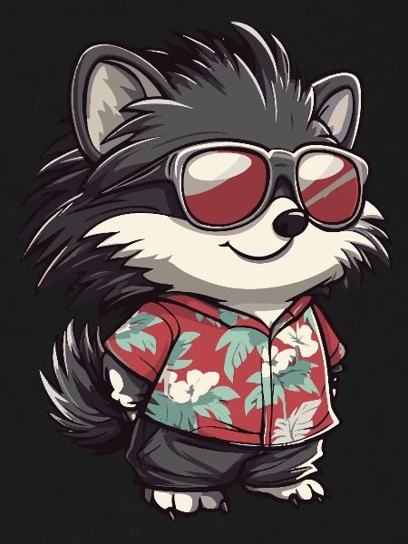Hedgehog Comic Holiday