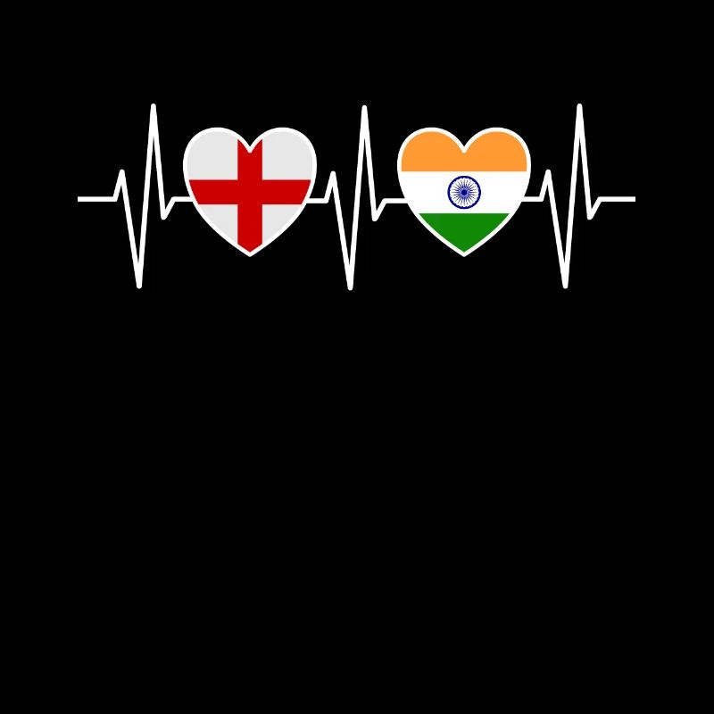 England and India Indian India Flag Flags