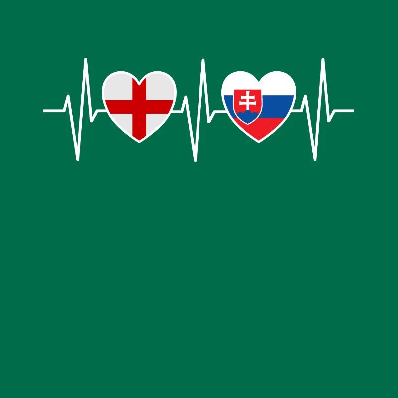 Drapeaux de l’Angleterre et de la Slovaquie drapeaux slovaques