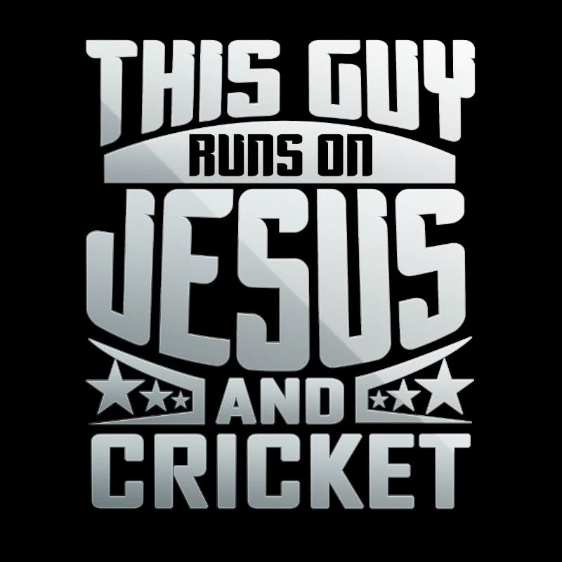 Ce type court sur Jésus et le cricket