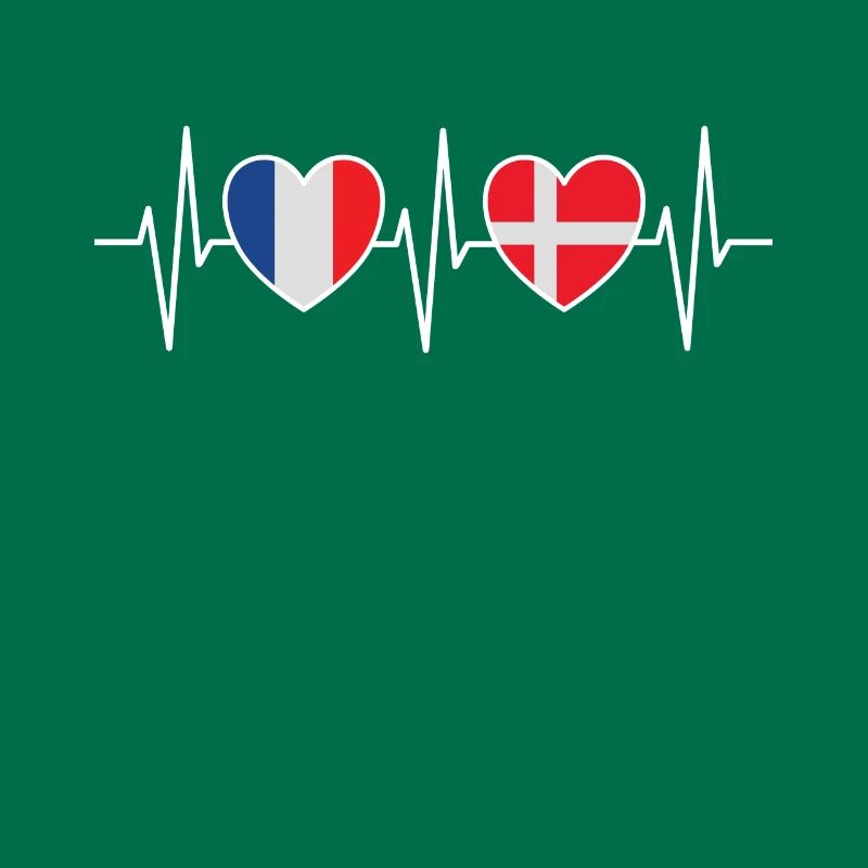 France et Danemark Drapeau danois Drapeaux