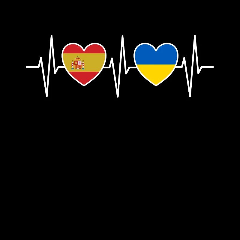 Espagne et Ukraine Drapeau ukrainien Drapeaux
