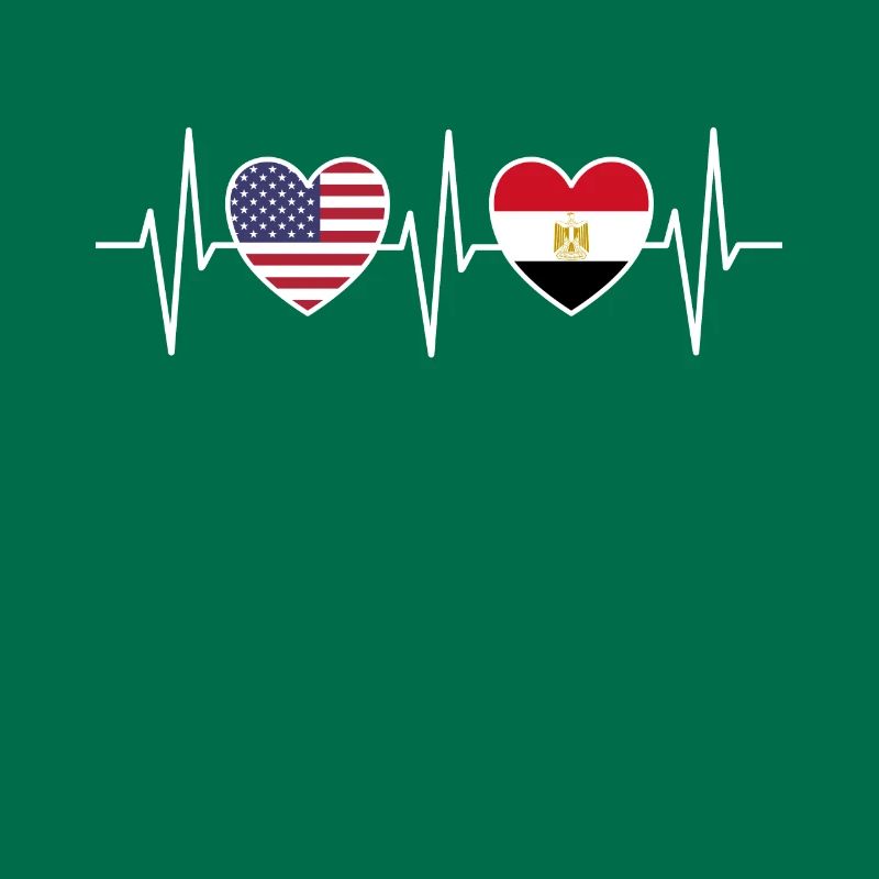 États-Unis et Égypte Drapeaux du drapeau égyptien