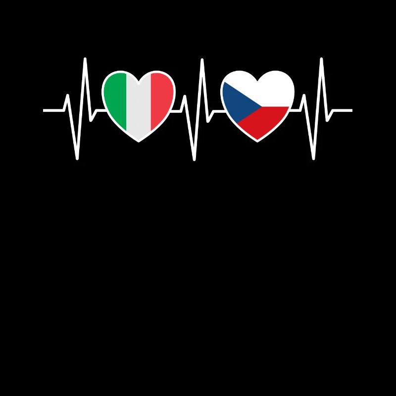 Italie et République tchèque Drapeau de la République tchèque