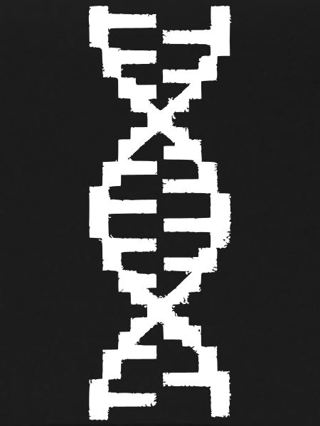 DNA Helix Pixel Art Gamer