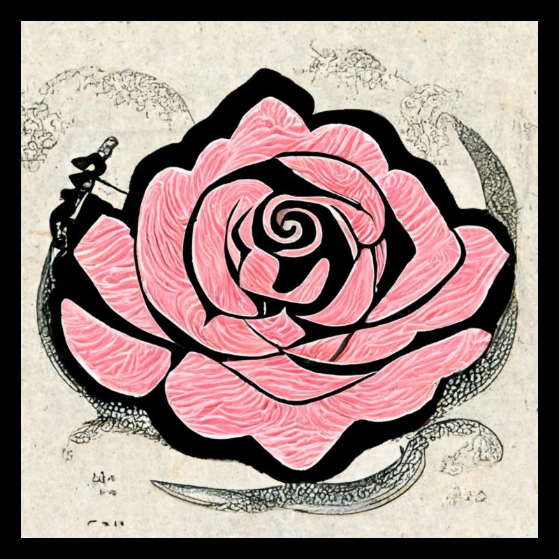 Rose japonaise