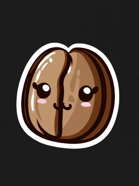 Kawaii Coffee Bean
