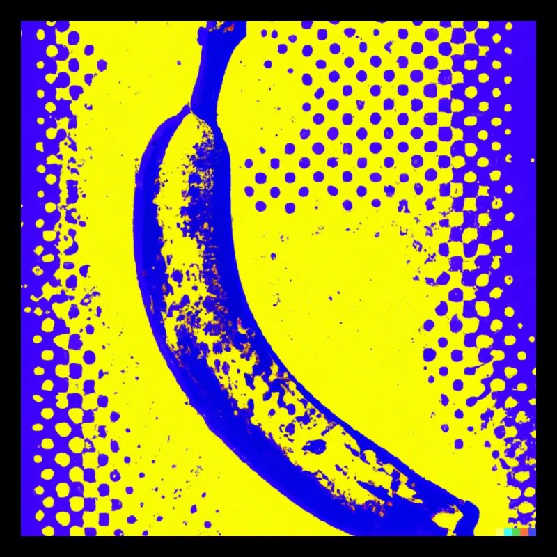 banane jaune (à droite)