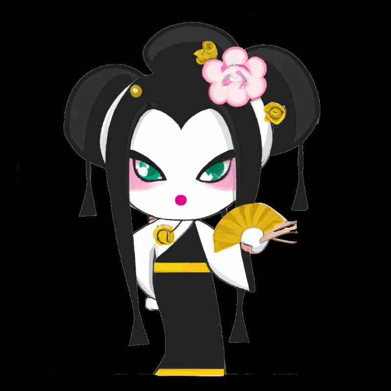 Geisha im Frühling