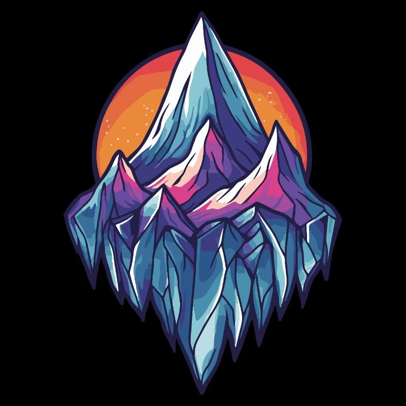 Eisberge Symbol Berge