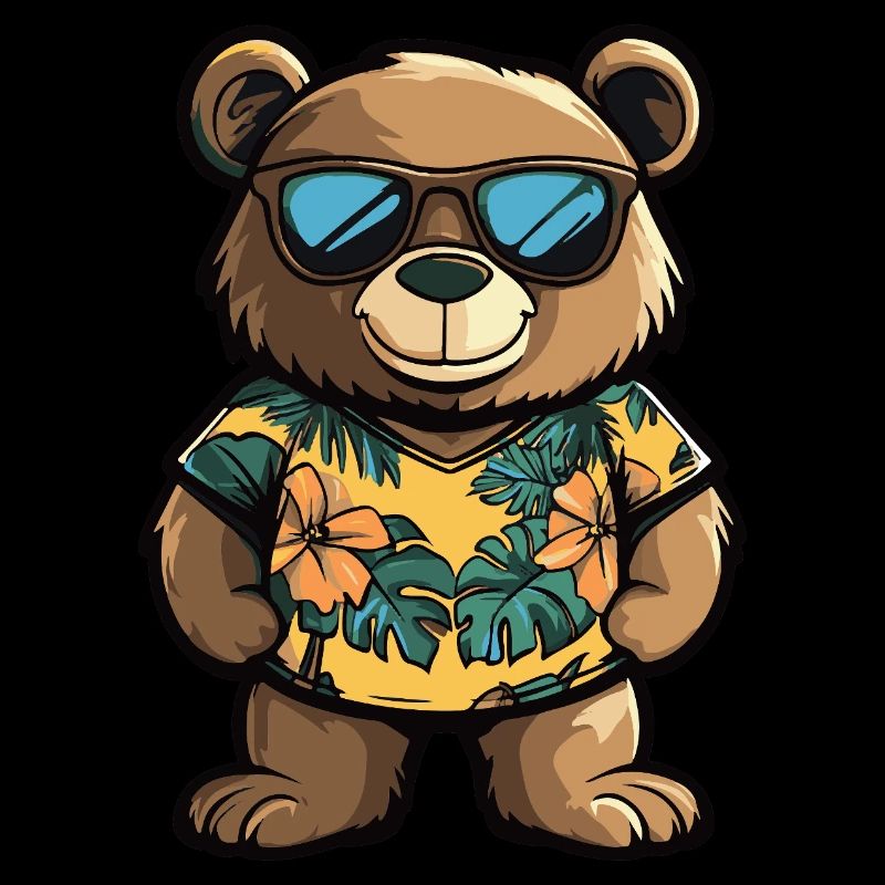Bear Comic Vacation
