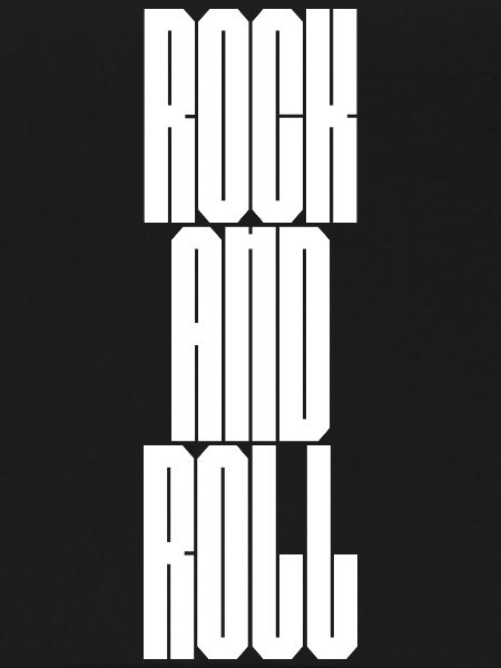 Rock'n'Roll Bold Typografie