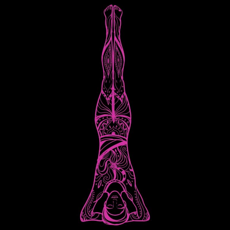 03 Sirshasana oder Kopf-Yoga | Zeichnen von Strichen