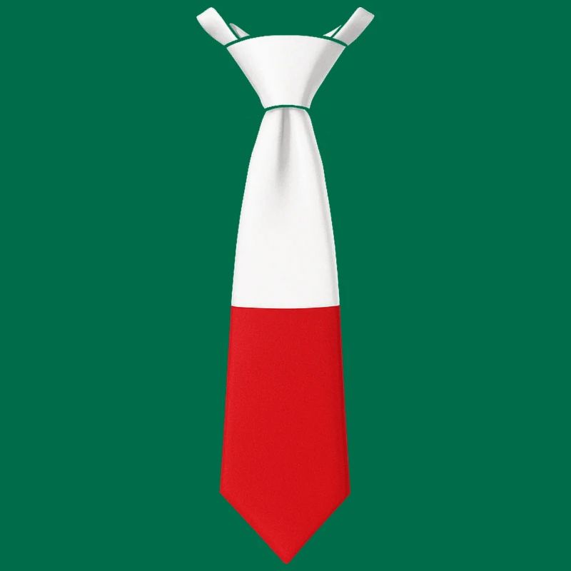 Cravate Pologne – Conception du drapeau