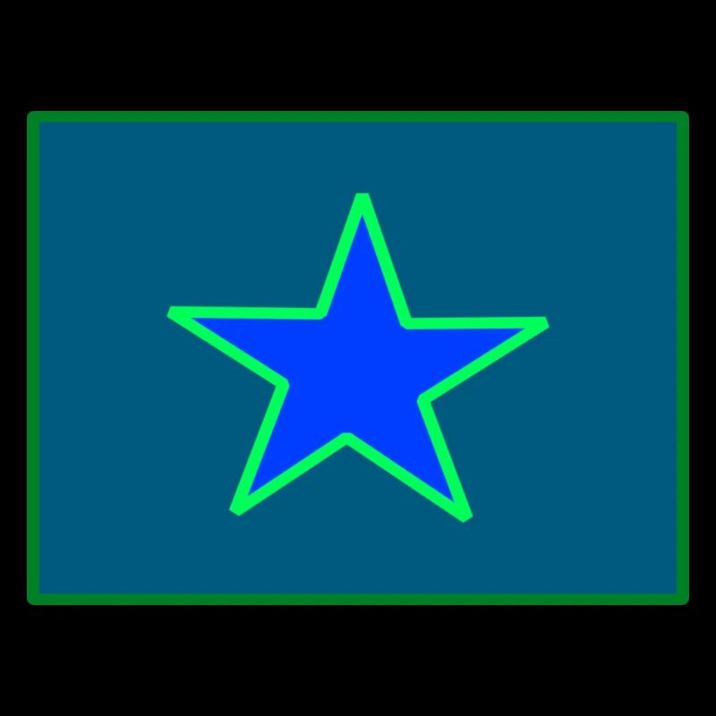 Étoile Vert Bleu