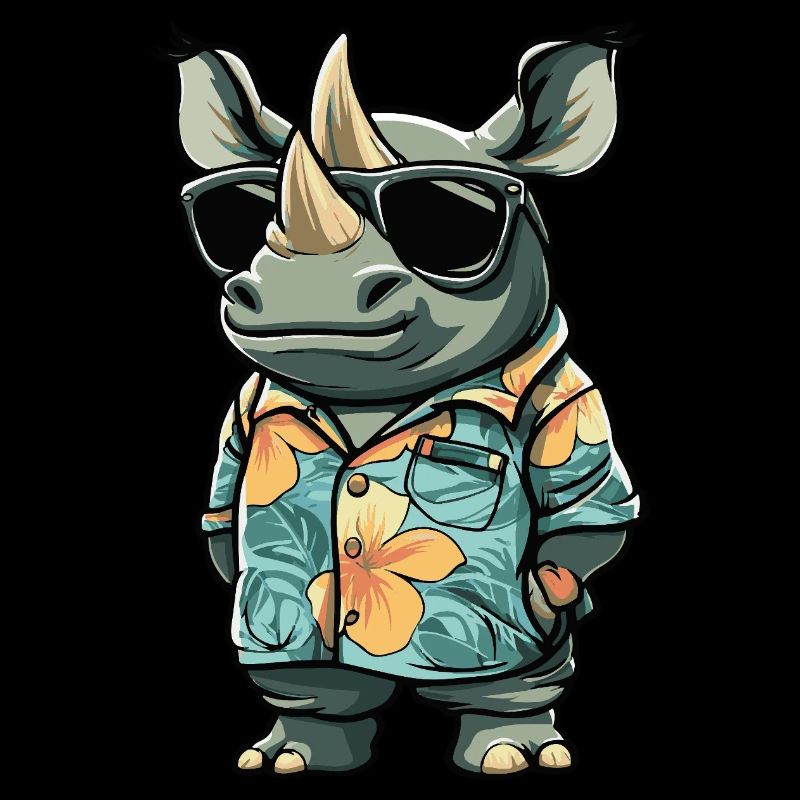 Nashorn Cool Sommer