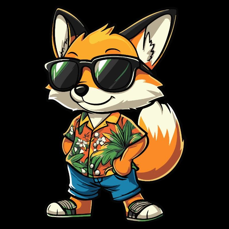 Fuchs Comic Cool Sommer